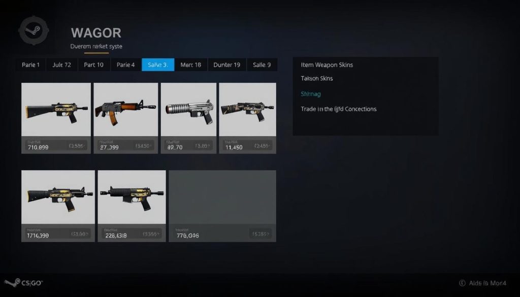 CS:GO游戏中的Steamworks物品系统和市场集成展示