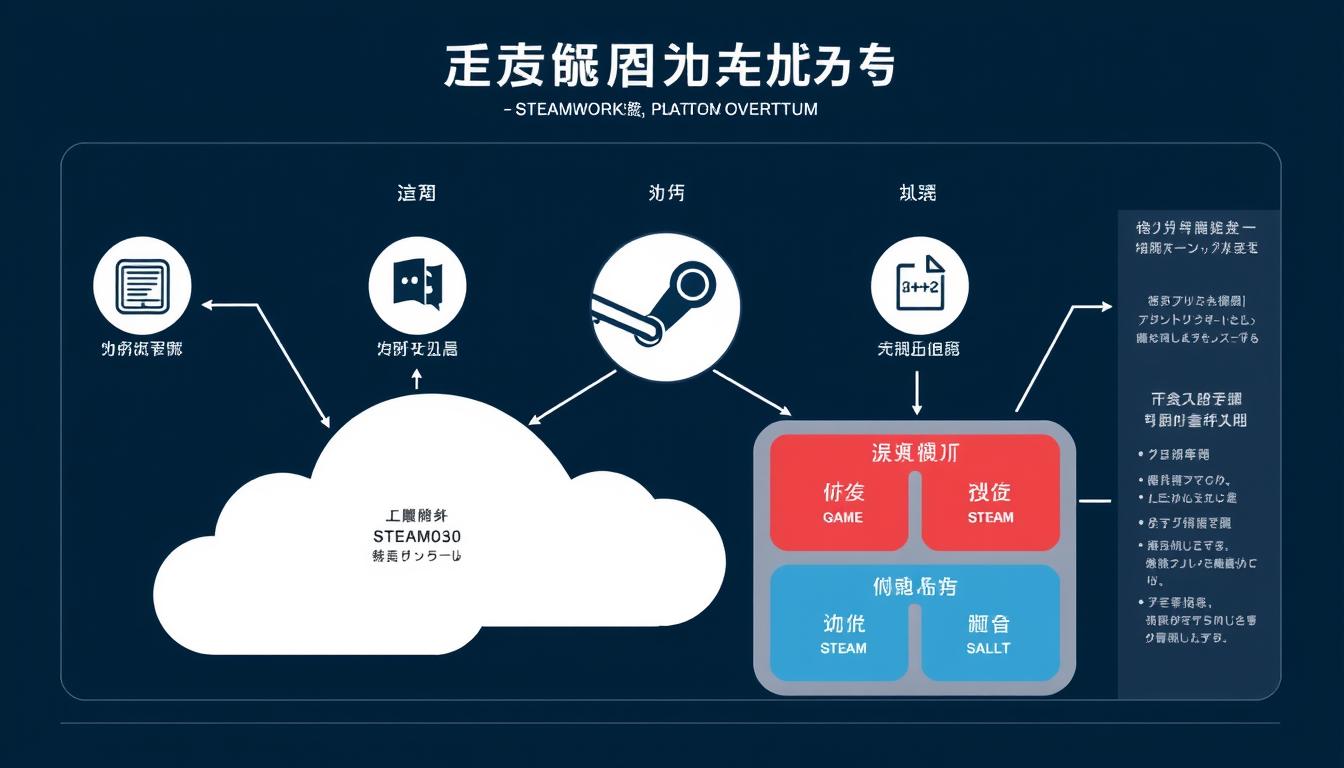 Steamworks用途概览图，展示其主要功能模块和应用场景